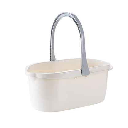 Simple rectangular mop cleaning bucket thickened portable plastic bucket household cleaning bucket car wash bucket