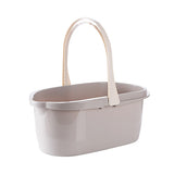 Simple rectangular mop cleaning bucket thickened portable plastic bucket household cleaning bucket car wash bucket