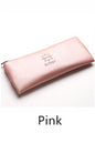 Sunny pencil bag PU material Simple matte pen case for eraser ruler tapes storage bags stationery Office School supplies A6486