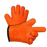 Silicone Gloves for Cooking, Baking, Grilling - Heat Resistant Oven Mitts, 1 Pair