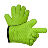 Silicone Gloves for Cooking, Baking, Grilling - Heat Resistant Oven Mitts, 1 Pair