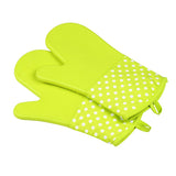 Silicone Oven Mitts - Heat Resistant to 572 °F Kitchen Oven Gloves, 1 Pair