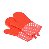 Silicone Oven Mitts - Heat Resistant to 572 °F Kitchen Oven Gloves, 1 Pair