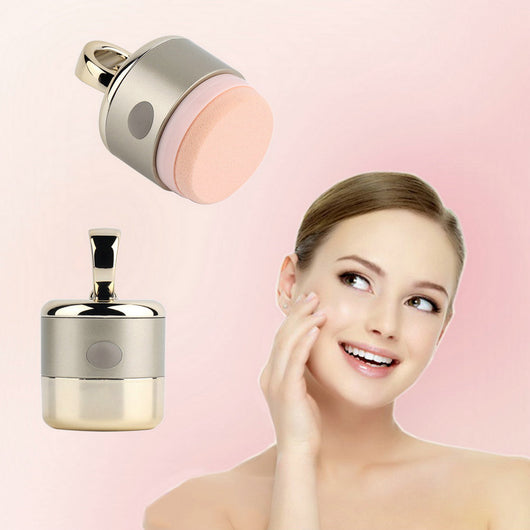 3D Electric Smart Foundation Face Powder Vibrator Puff Sponge Cosmetic Beauty Spa Tool