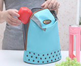 preservation ice pack Insulation lunch bag Lunch lunch box bag Portable hand ice pack Wave point milk bottle bag