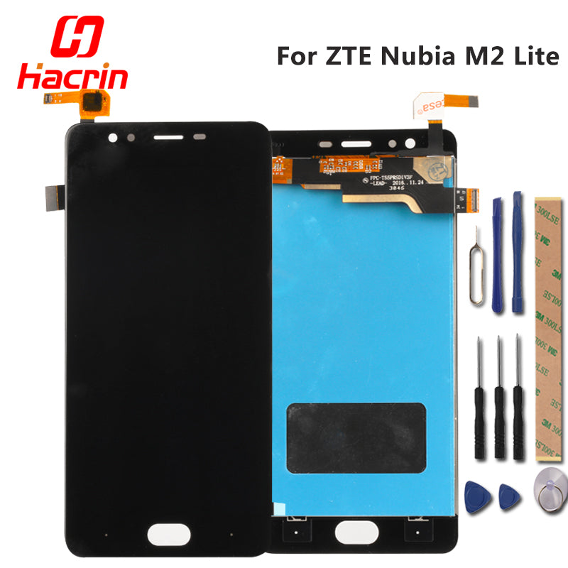 ZTE Nubia M2 Lite LCD Display+Touch Screen New Test Good Glass Panle Digitizer Assembly Replacement For ZTE Nubia M2 Lite