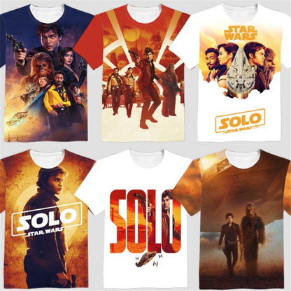 Woman Man Solo: A Star Wars Story Lovely Printing Custom Made T-shirt Tees Fashion Cool Fancy Tee Support Custom