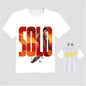 Woman Man Solo: A Star Wars Story Lovely Printing Custom Made T-shirt Tees Fashion Cool Fancy Tee Support Custom