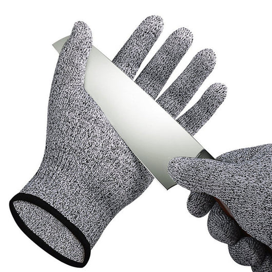 HPPE Gray Knife Resistant Gloves at Rs 130/pair in Surat