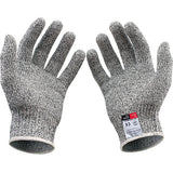 New And Hot A Pair Cut Resistant Gloves Food Grade Level 5 Protection Working Cutting HPPE Material high quality #ZJ