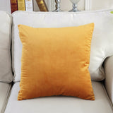 Luxury Velvet Pillow Cover Solid Pillowcase Cushion Cover Office Sofa Pillow Case Decor Mayitr Home Textile Supplies 45x45cm