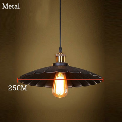 Different kinds Retro Industrial Wind Pendant light Creative E27 Iron Pot pendant lamp Hanging Light for Restaurant Coffee Bar