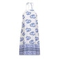 Womens Boho Holiday Plunge Ladies  Mini Dress Summer Print Beach Dress