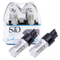 S&D 2Pcs 7443 7440 30W Cree Led Chip Lamp car Bulb Auto w21/5w led car bulbs rear brake Lights Car Light Source parking 6000K