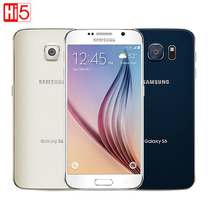 Unlocked Samsung Galaxy S6 G920F/G920V single sim card Octa Core 3G RAM 32GB ROM WCDMA LTE 16MP Camera 5.1 inch Bluetooth