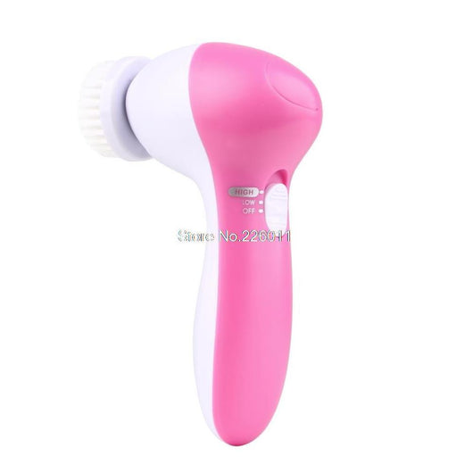 Hot Selling 5 in 1 Multifunction Electric Face Cleansing Facial Brush Spa Skin Care massage