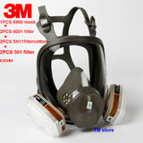 3M 6900 respirator Full face mask L code 3M original 6900 protective mask Configuration 3M 6001/5N11/501 filter gas mask