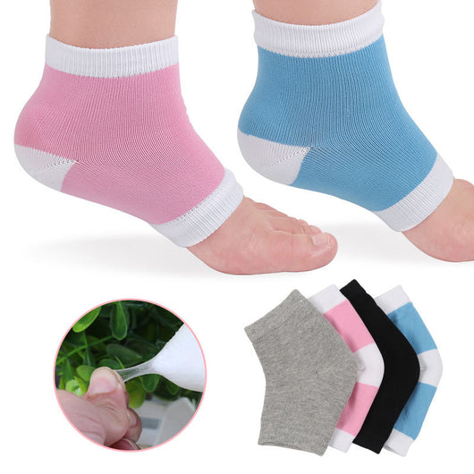 Silicone Gel Heel Protector Foot Care Tool Moisturizing Gel Heel Socks Cracked Feet Care for The Heels Foot Spa 1Pair = 2Pcs