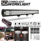 29 Inch 810W Car 5D LED Light Bar LED Work Light Spot Flood Led Lights Driving Lights for Jeep Boat 4WD Off-road SUV UTV ATV