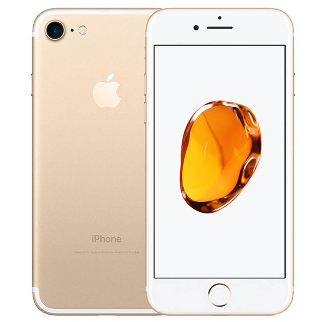 Unlocked Original Apple iPhone 7 Quad-core Mobile phone 12.0MP camera 32G/128G/256G Rom IOS Fingerprint touch ID phone