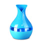 300ml Electric Aroma Essential Oil Diffuser Ultrasonic Air Humidifier Wood Grain LED Lights