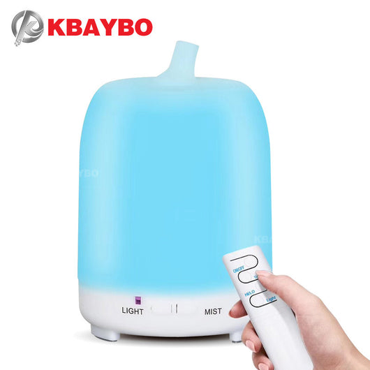 200ml Essential oil Diffuser Air Humidifier Cool Mist Maker with Remote Control Aroma Diffusers Ultrasonic Mist Fogger