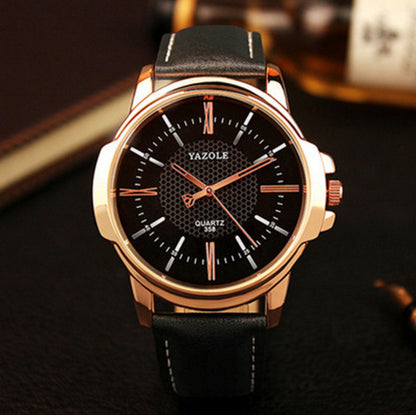 YAZOLE Top Brand Luxury Watch Fashion Waterproof Watch Men's Watch