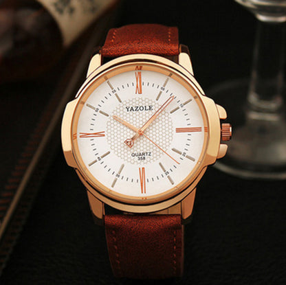 YAZOLE Top Brand Luxury Watch Fashion Waterproof Watch Men's Watch