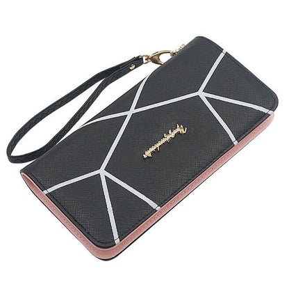 2018 New Ladies Fashion Long Wallet Zipper Women Purse Handbag