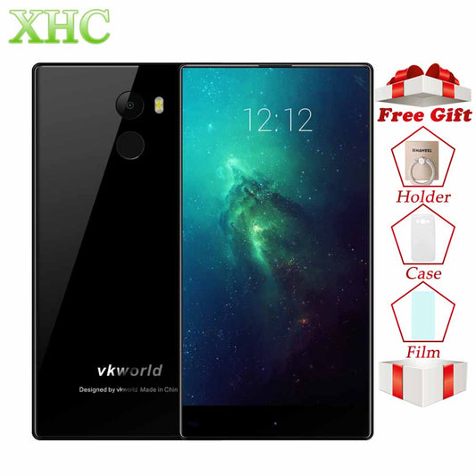 VKworld Mix Plus Full Edgeless Smart Phone 3GB+32GB Fingerprint ID 5.5 inch Android 7.0 MTK6737 Quad Core Dual SIM OTA Cellphone
