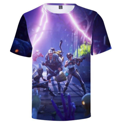 Fortnite Game Men T-Shirt Plus Size Tee Shirt Homme Summer Short Sleeve Men's T Shirts Male TShirts Fornite 3D T Shirt Homme 4XL