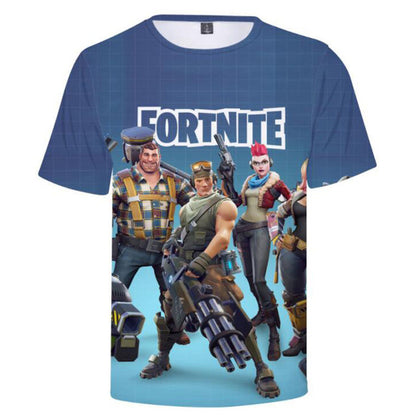 Fortnite Game Men T-Shirt Plus Size Tee Shirt Homme Summer Short Sleeve Men's T Shirts Male TShirts Fornite 3D T Shirt Homme 4XL