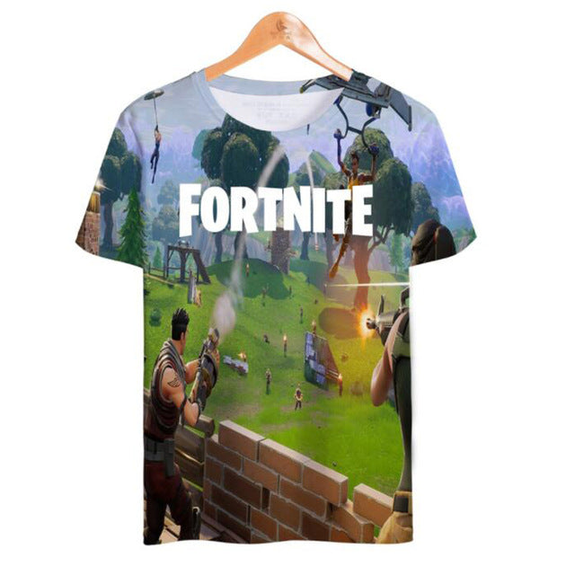 Fortnite Game Men T-Shirt Plus Size Tee Shirt Homme Summer Short Sleeve Men's T Shirts Male TShirts Fornite 3D T Shirt Homme 4XL