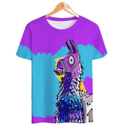 Fortnite Game Men T-Shirt Plus Size Tee Shirt Homme Summer Short Sleeve Men's T Shirts Male TShirts Fornite 3D T Shirt Homme 4XL