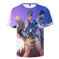 Fortnite Game Men T-Shirt Plus Size Tee Shirt Homme Summer Short Sleeve Men's T Shirts Male TShirts Fornite 3D T Shirt Homme 4XL