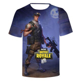 Fortnite Game Men T-Shirt Plus Size Tee Shirt Homme Summer Short Sleeve Men's T Shirts Male TShirts Fornite 3D T Shirt Homme 4XL