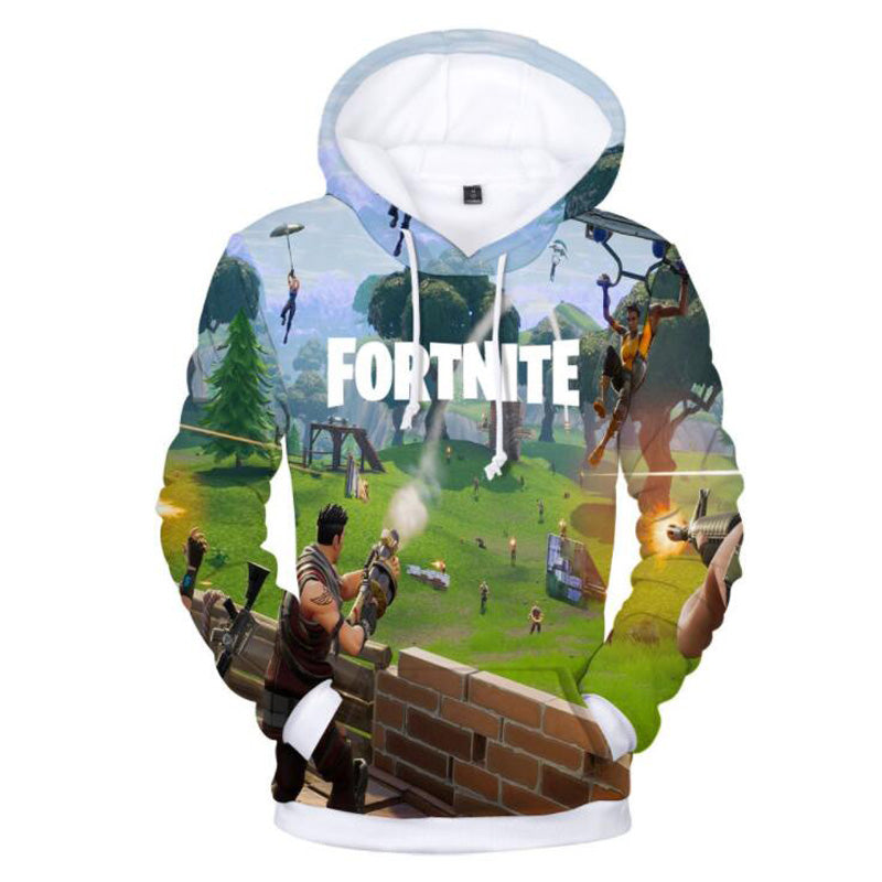 Men/Women Hipster Fortnite 3D Hoodies Pullovers Harajuku Hip Hop Long Sleeve Outerwear Fornite Game Hooded Sweatshirts Unisex