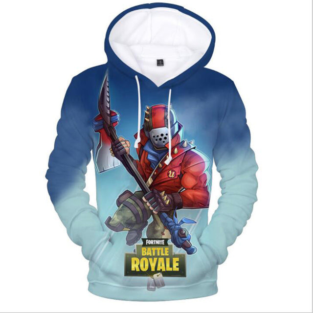 Men/Women Hipster Fortnite 3D Hoodies Pullovers Harajuku Hip Hop Long Sleeve Outerwear Fornite Game Hooded Sweatshirts Unisex