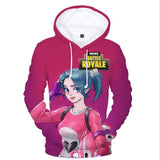 Fortnite 3D Hoodie Men Women Fortnite Battle Royale Pocket Hooded Sweatshirts Fornite Game Funny Sweat Shirt Homme Streetwear