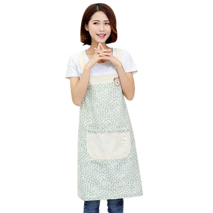 Women Men Cotton Linen Apron Restaurant Home Bib Kitchen Aprons Kitchen Tools 2018ing