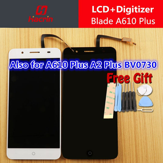 ZTE Blade A610 Plus LCD Display Touch Screen 5.5 inches Digitizer Assembly Replacement for ZTE Blade A610 Plus A2 Plus BV0730