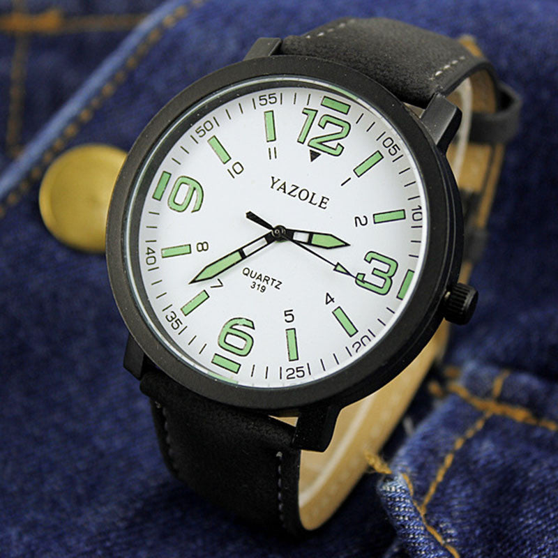 YAZOLE Luminous Wrist Watch Men Sport Watches Men's Watch Clock 