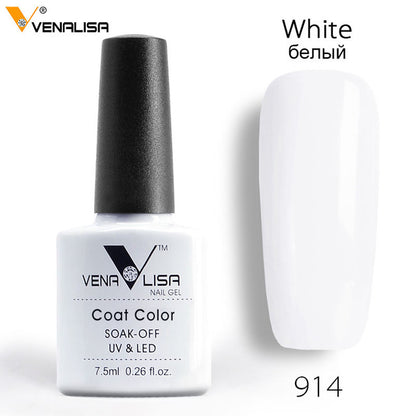 VENALISA Organic Nail Gel Polish 60 Color 7.5ml CANNI Nail Art SPA Salon DIY Soak off UV LED Odorless Enamal Gel Nail Varnish