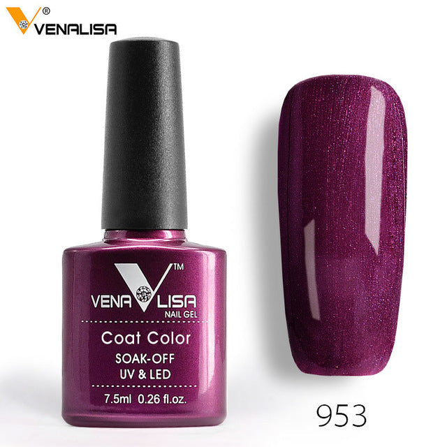 VENALISA Organic Nail Gel Polish 60 Color 7.5ml CANNI Nail Art SPA Salon DIY Soak off UV LED Odorless Enamal Gel Nail Varnish