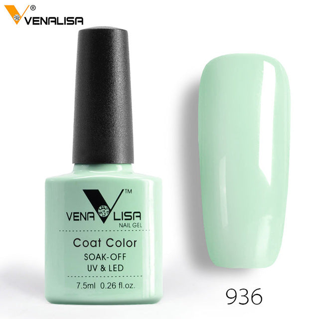 VENALISA Organic Nail Gel Polish 60 Color 7.5ml CANNI Nail Art SPA Salon DIY Soak off UV LED Odorless Enamal Gel Nail Varnish