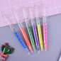 6 pcs/lot novelty injector highlighter pen color marker pens stationery canetas escolar material supplies papelaria