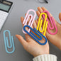 2 Pcs/lot Cute Kawaii Big Metal Paper Clip Bookmark Office School Supplies Stationery Paperclips