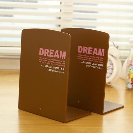 2 Pcs/Lot Deli Korea Stationery Color Cartoon Bookshelf Plastic Bookend Desk Book Organizer Office Shelves Pink Cheap Supplies