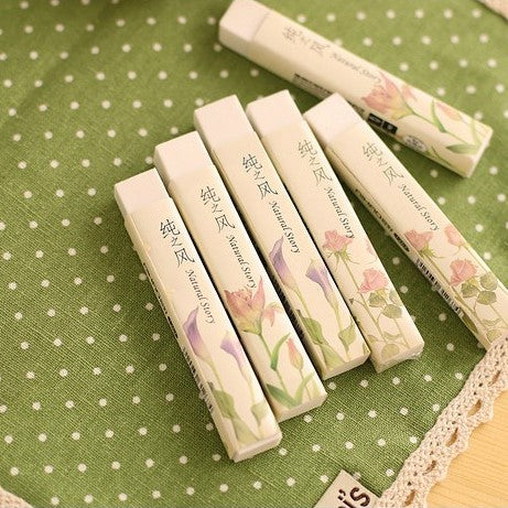 2 Pcs/lot Cube Pencial Eraser Cute Kawaii School Supplies Stationery Correction Products