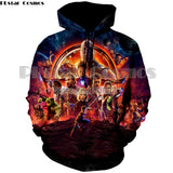 Lstar Cosmos fashion Popular Avengers: Infinity War 3D Printed Men/Women hoodies casual Sweatshirts Hooded Tops new arrival